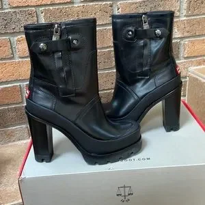 Hunter original high heel rain boot hot sale